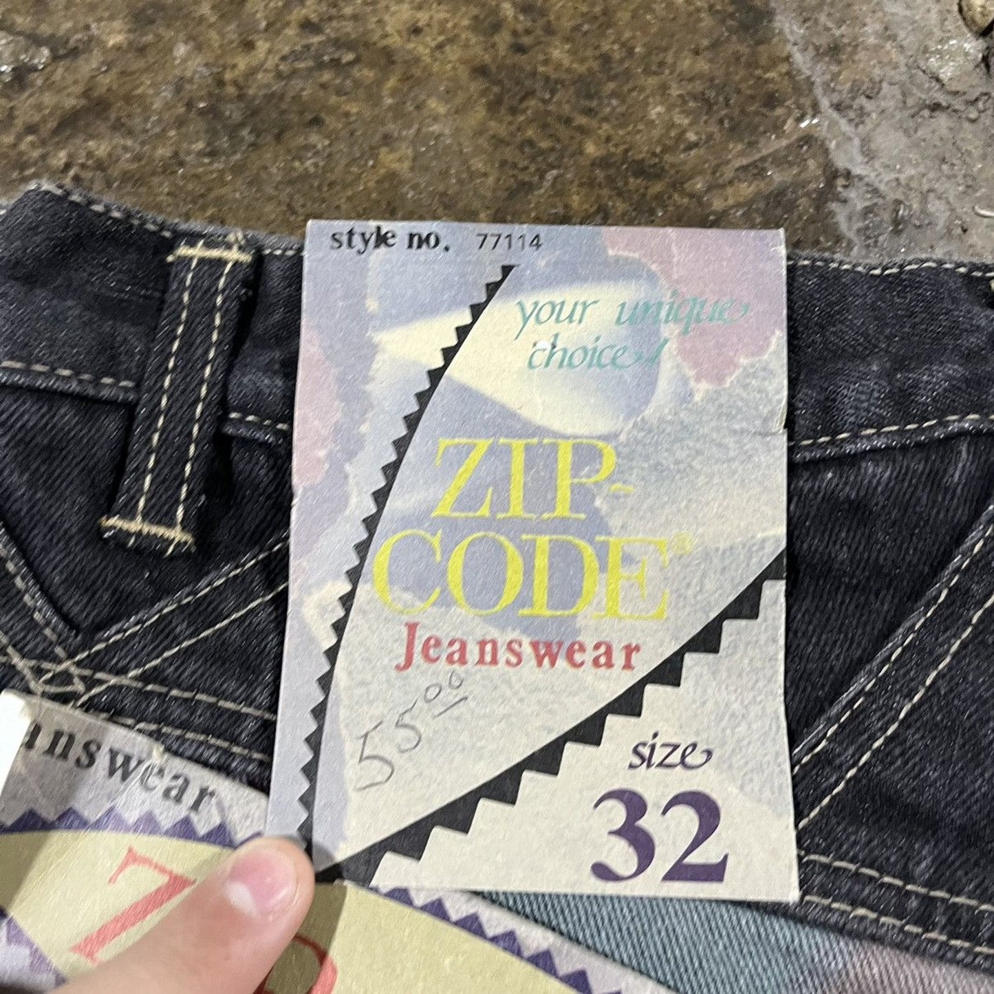 Vintage 90s Zip Code Jeans NEW W/ TAGS Deadstock (32)