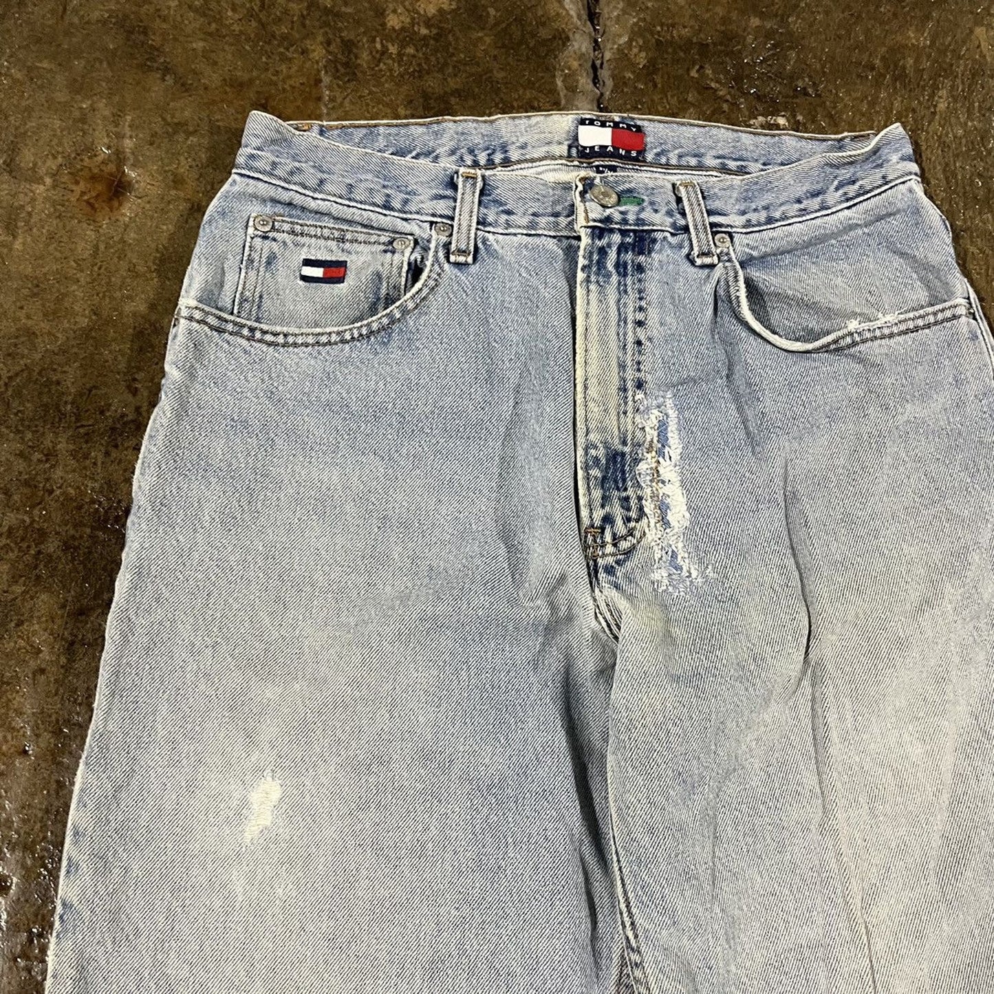 Vintage Y2K Tommy Hilfiger Faded Jeans