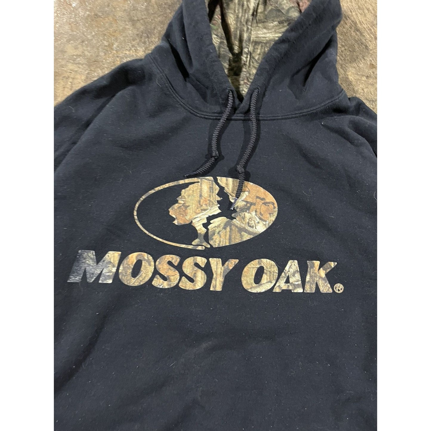 Mossy Oak Y2K Camo Essential Pullover Hoodie (XL)