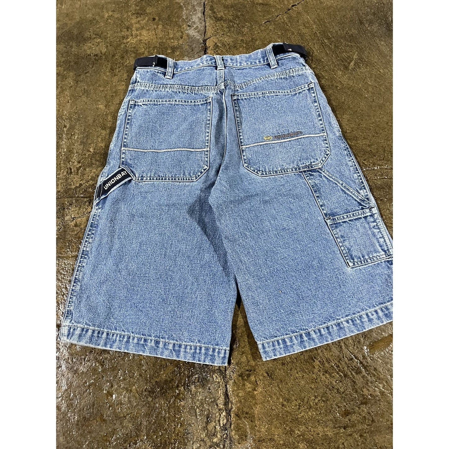 Vintage Y2K Union Bay Baggy Carpenter Denim Shorts (28)