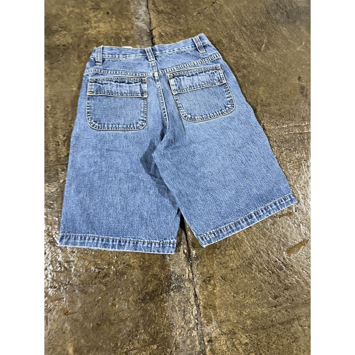 Vintage Y2K Sonoma Cargo Utility Denim Shorts (28)