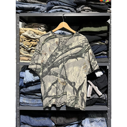 Vintage Y2K Camo Realtree Tee Shirt (XL)