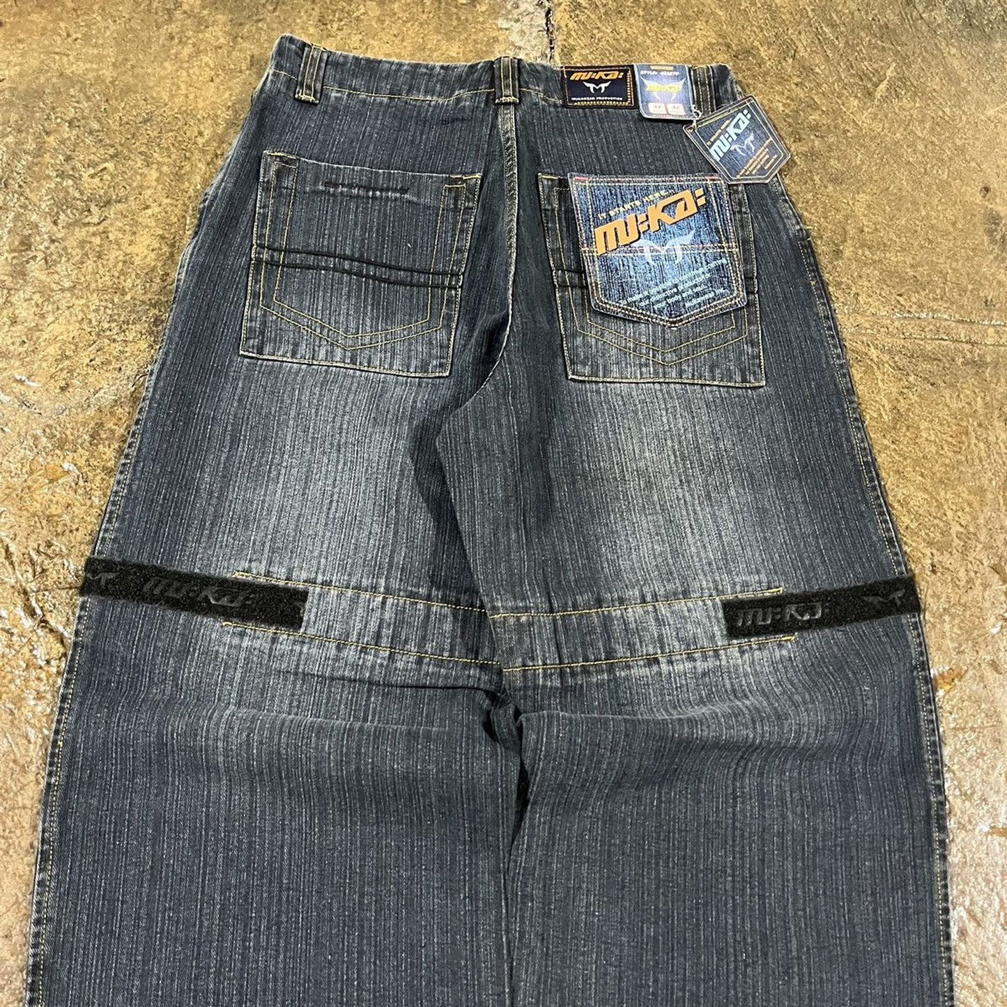 Vintage Y2K Muka Jeans JNCO Style Deadstock (32)