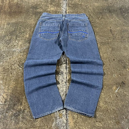 Vintage Y2K Enyce Baggy Jeans (34) FLAWS