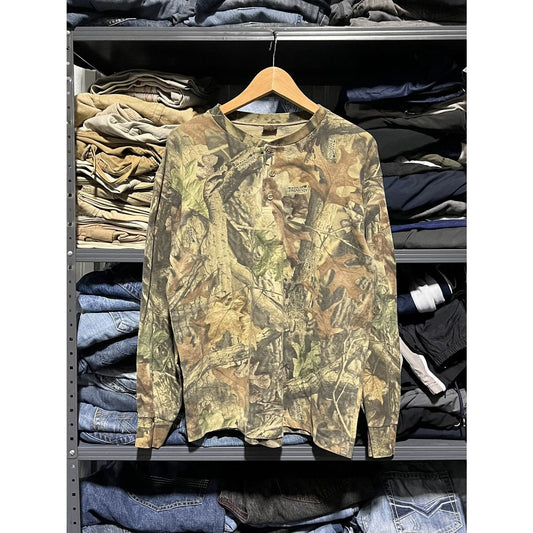 Vintage Y2K Camo Realtree Longsleeve Shirt (M)