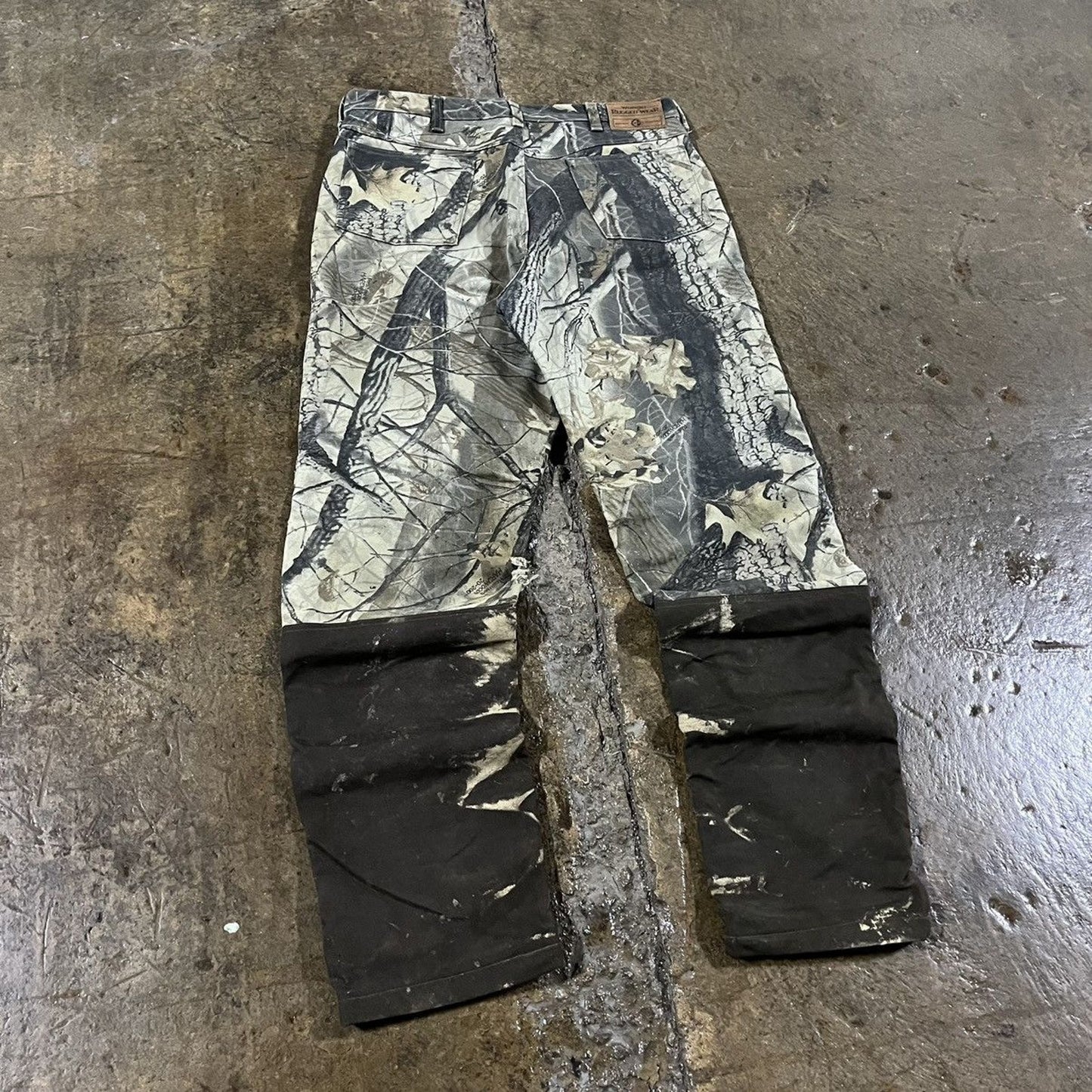 Vintage Y2K Camo Wrangler Realtree Workwear Jeans (36)