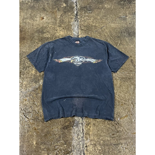 Vintage 90s Harley Davidson Faded Grunge Tee Shirt (S)