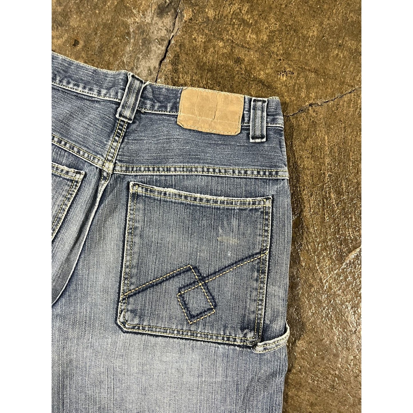 Vintage Y2K JNCO Jeans Baggy Carpenter Denim Shorts (31)