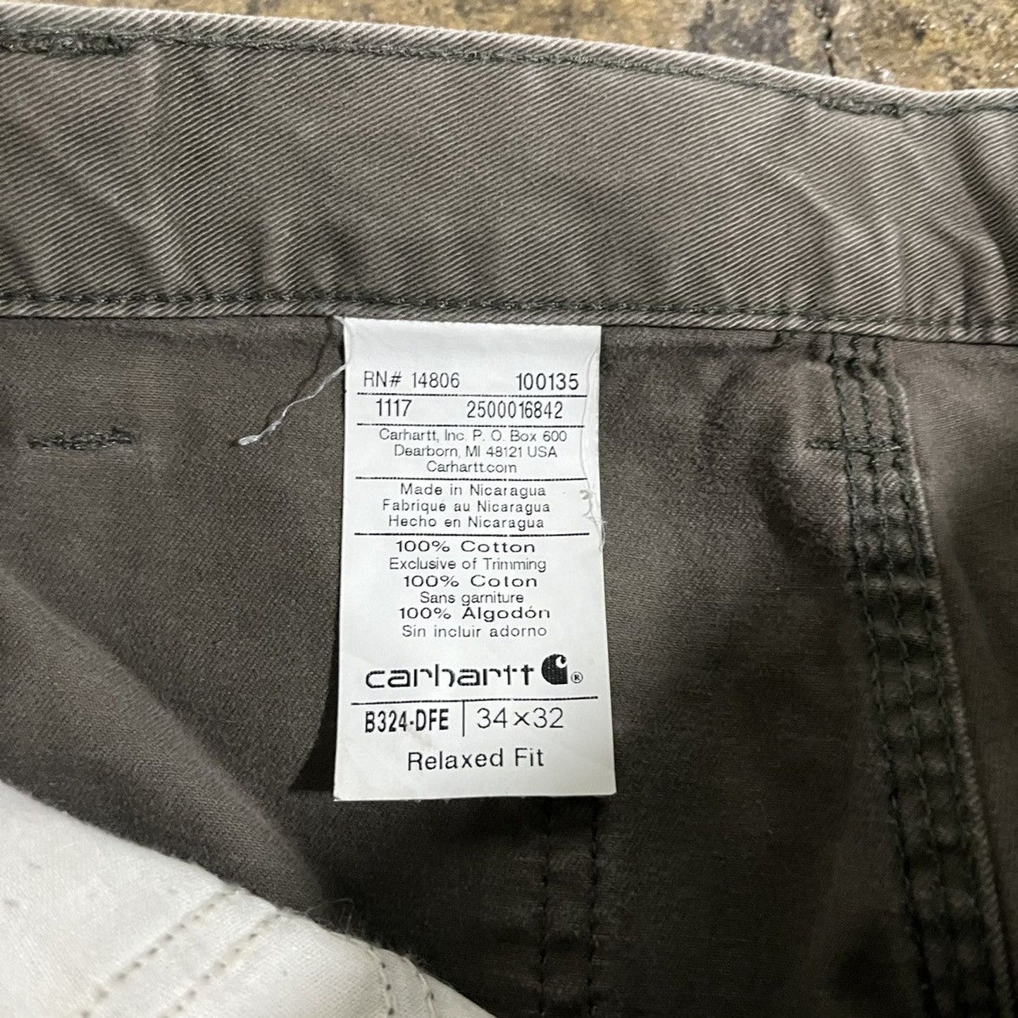 Vintage Y2K Carhartt Carpenter Workwear Pants (34)