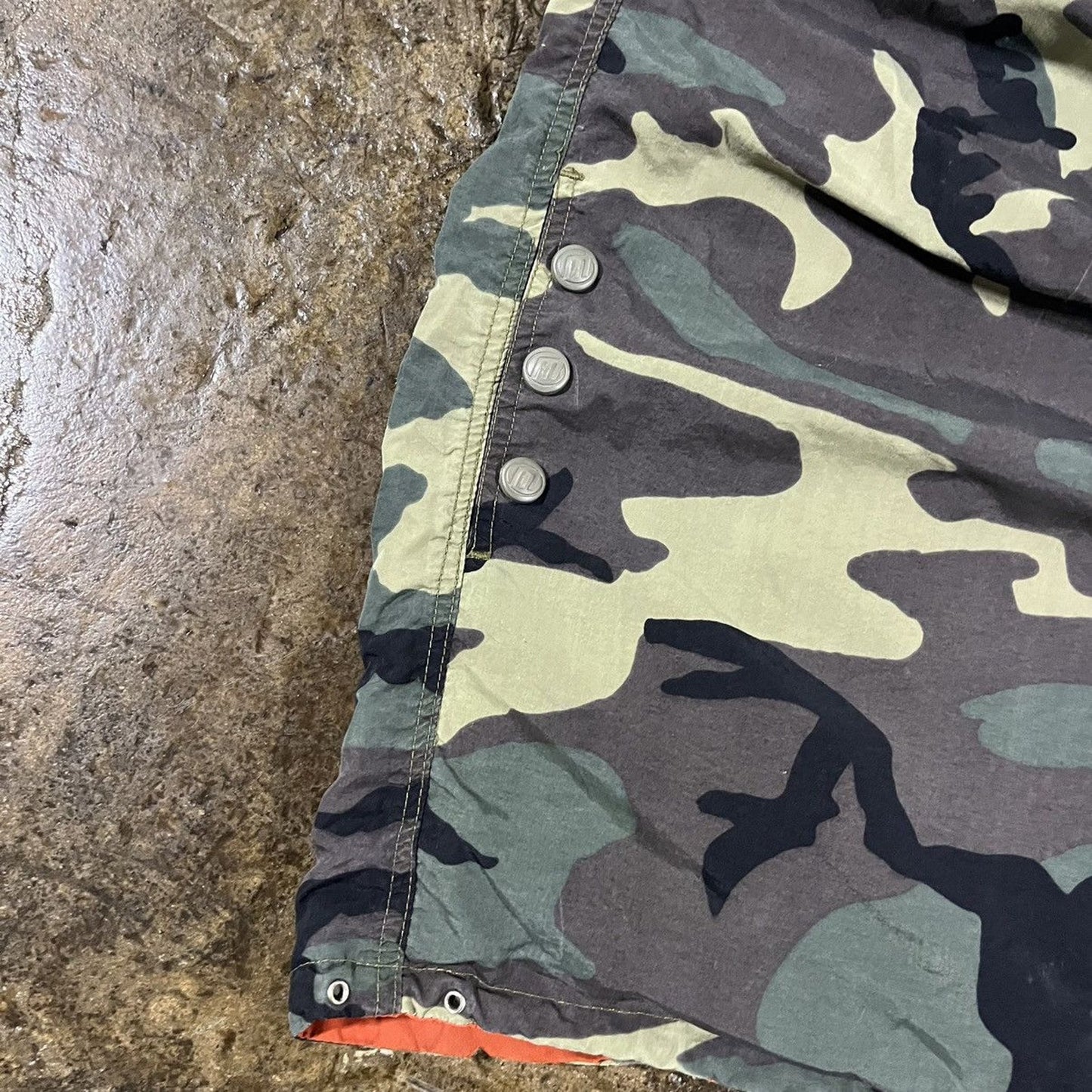 Vintage Y2K MacGear Camo Reversible Baggy Rave Pants (30)