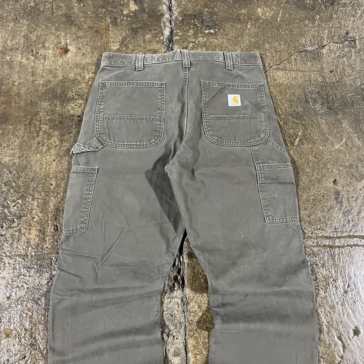 Vintage Y2K Carhartt Carpenter Workwear Pants (34)