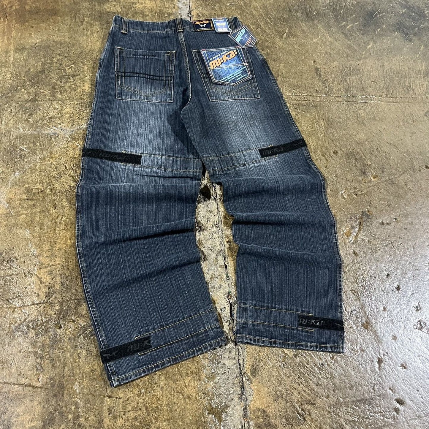 Vintage Y2K Muka Jeans JNCO Style Deadstock (32)