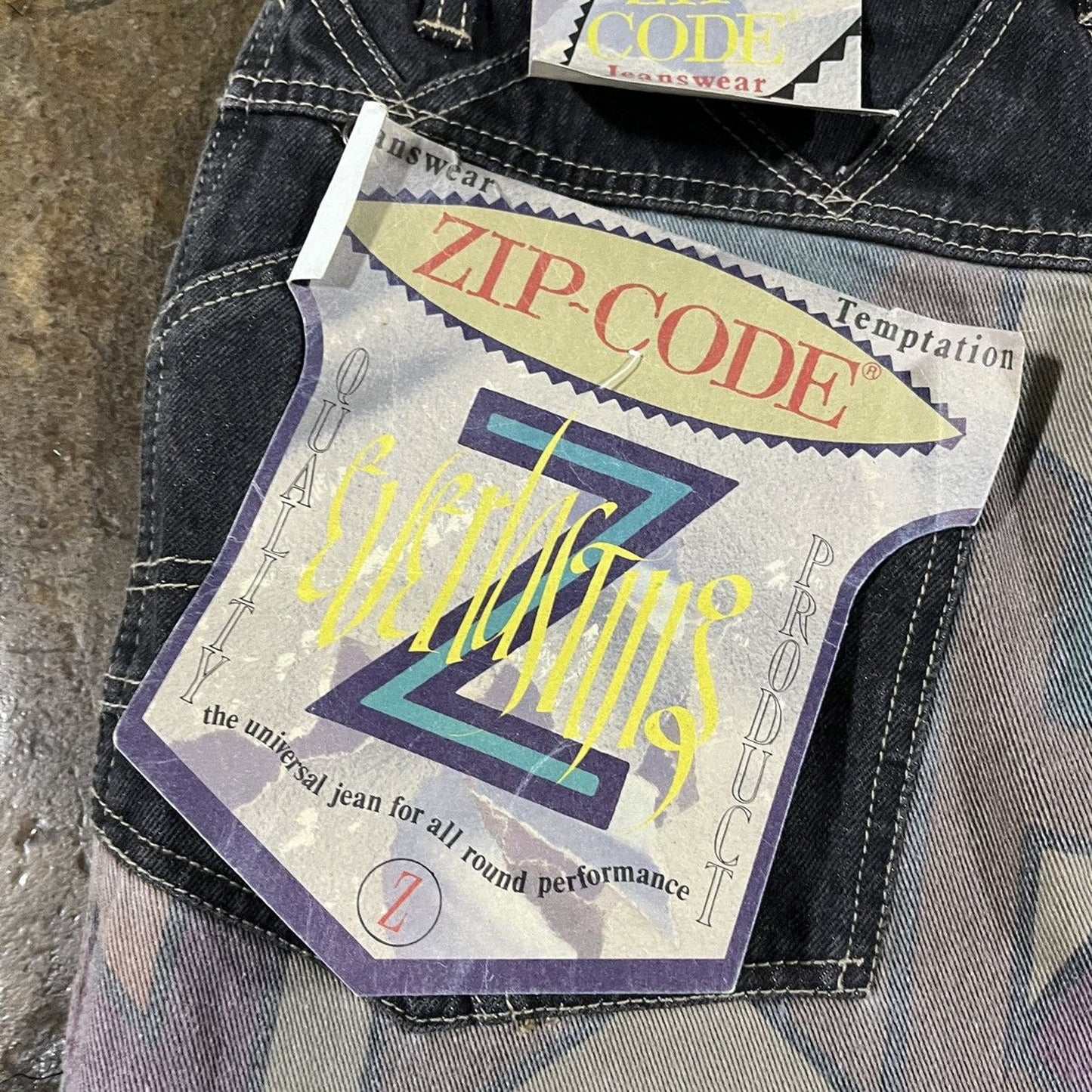 Vintage 90s Zip Code Jeans NEW W/ TAGS Deadstock (32)