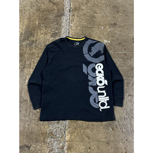 Y2K Ecko UNLTD Grunge Thermal Longsleeve Shirt (XL)