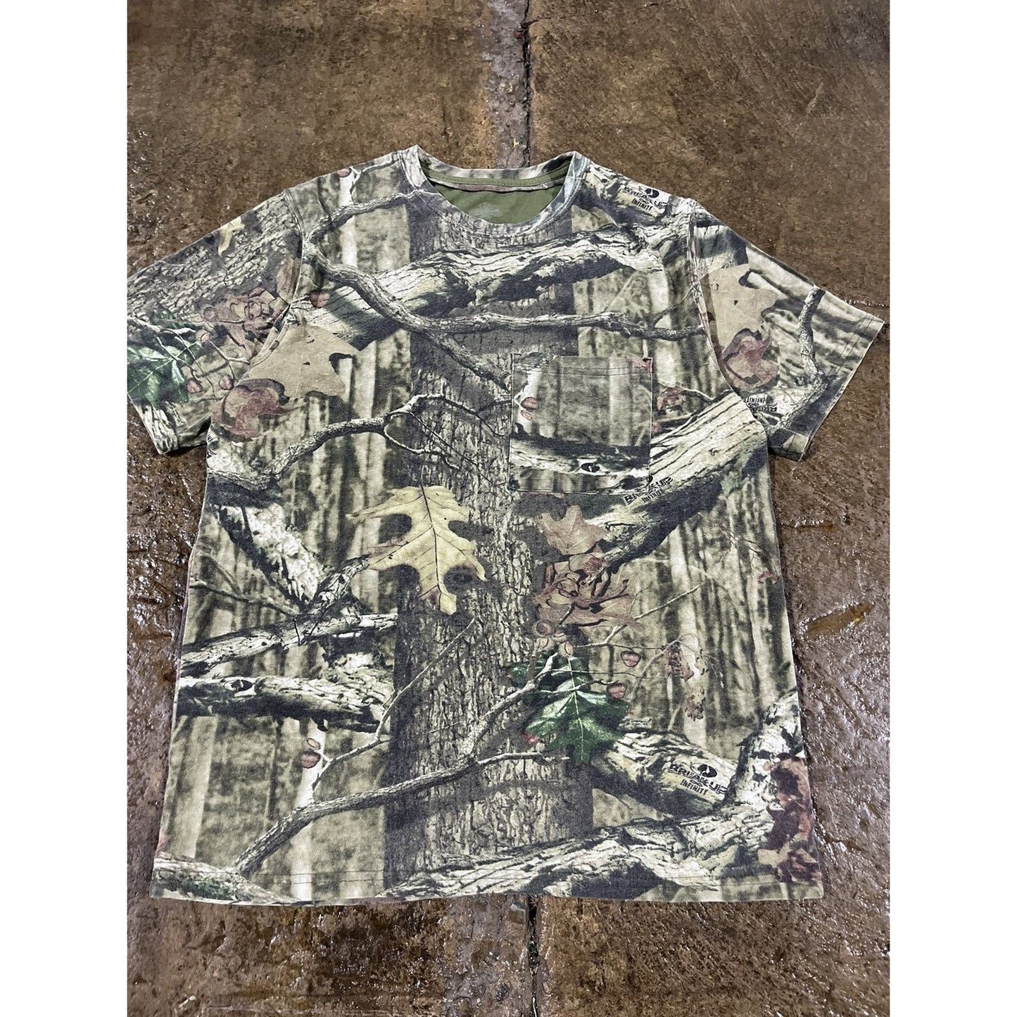 Vintage Y2K Camo Mossy Oak Tee Shirt (M)