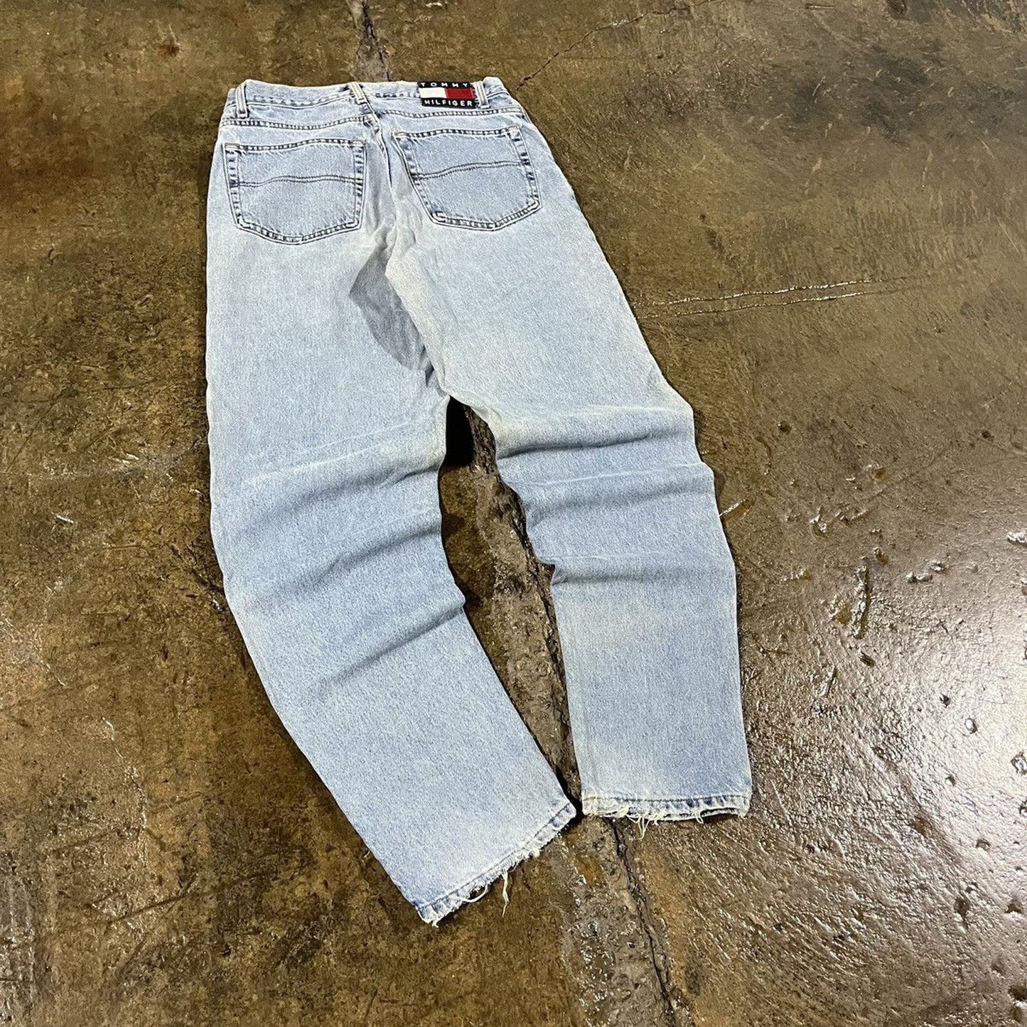 Vintage Y2K Tommy Hilfiger Faded Jeans