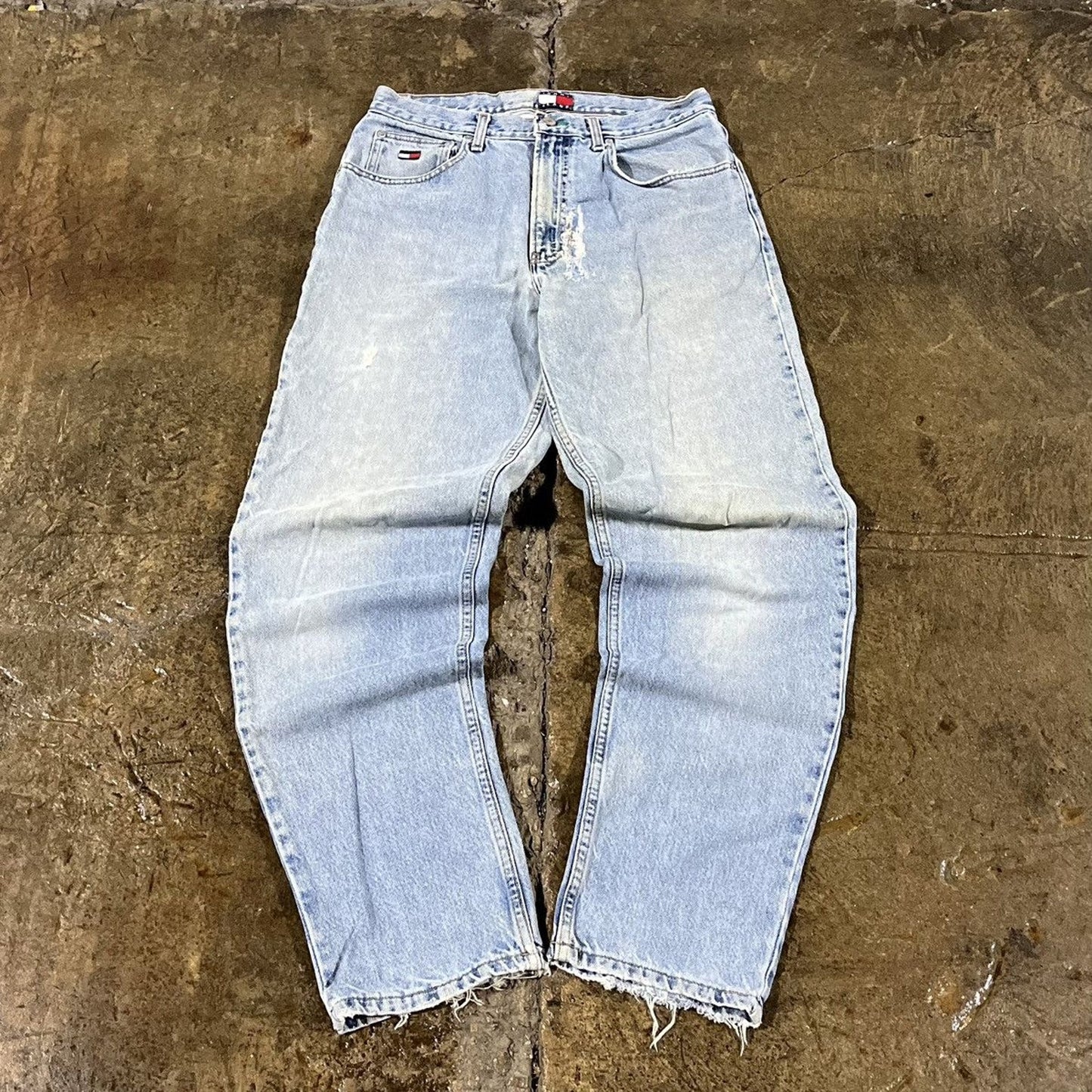 Vintage Y2K Tommy Hilfiger Faded Jeans