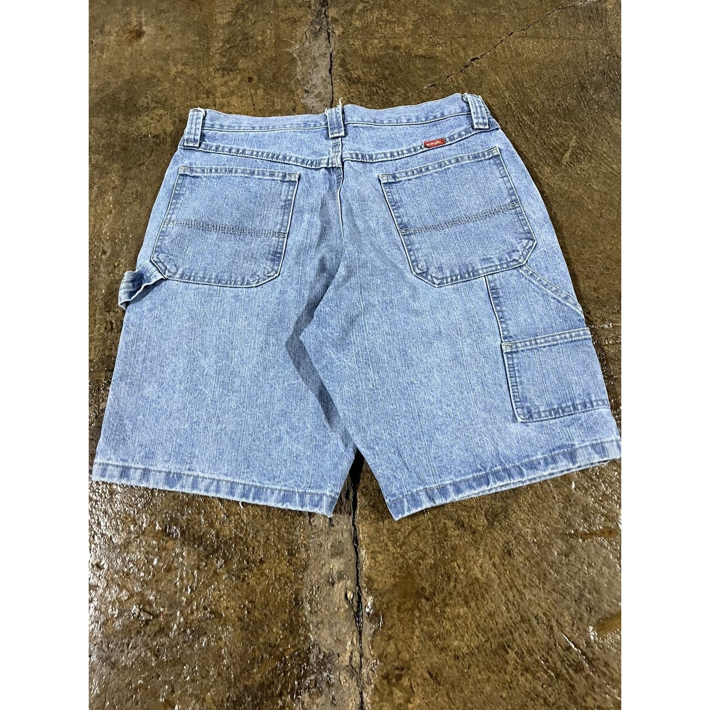 Carhartt Style Wrangler Carpenter Workwear Denim Shorts (32)