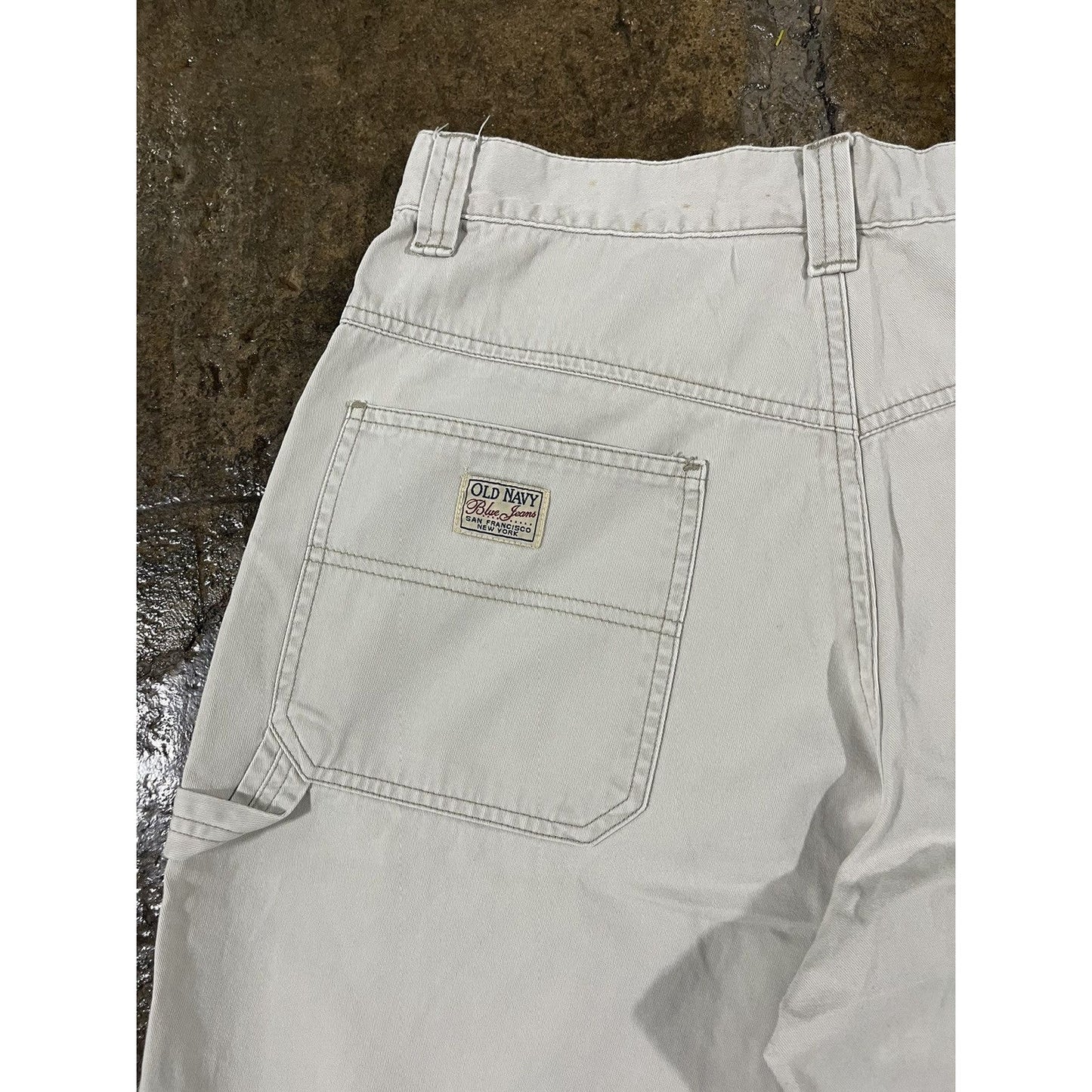 Vintage Y2K Old Navy Baggy Carpenter Utility Shorts JNCO Style (30)