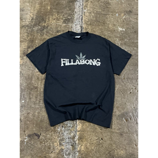 Vintage 00s Fillabong Billabong Weed Parody Tee Shirt (L)