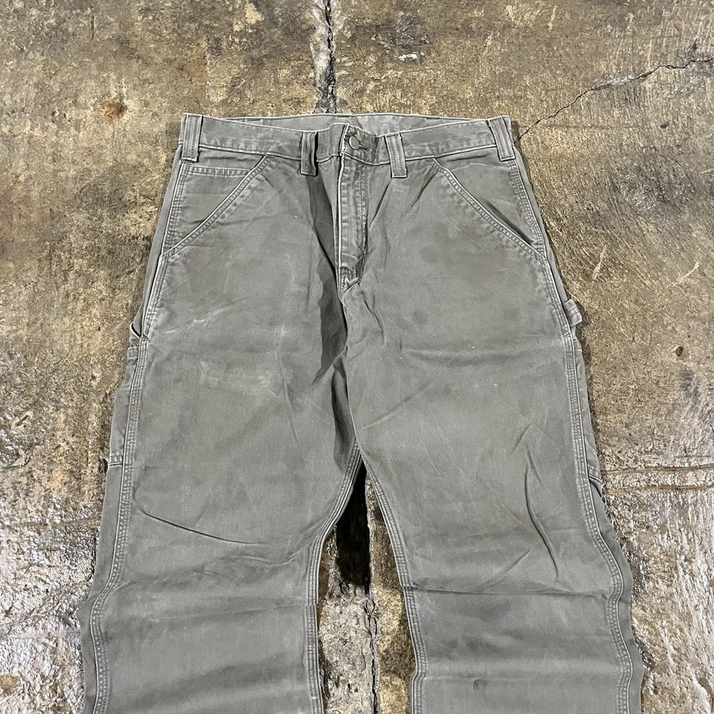 Vintage Y2K Carhartt Carpenter Workwear Pants (34)