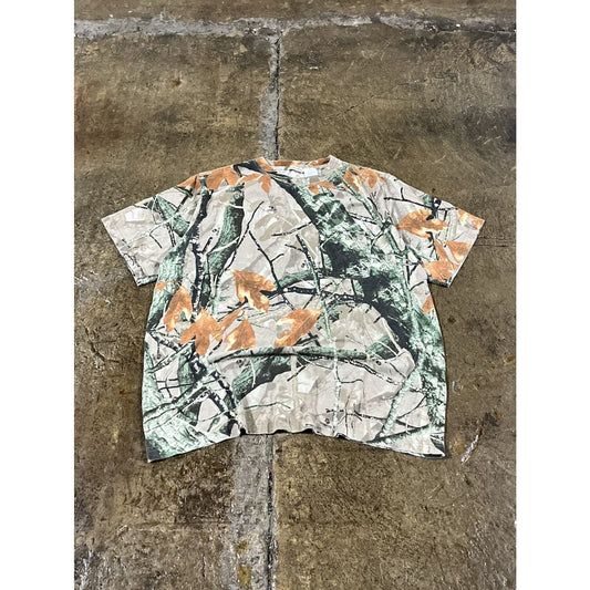 Vintage Y2K Camo Realtree Tee Shirt (XL)